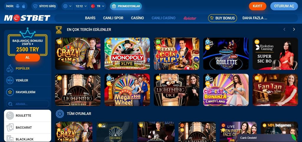 Увійти в особистий кабінет на офіційному сайті Mostbet